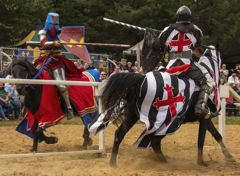 Jousting at a Medieval Fair